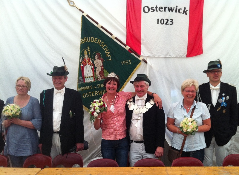 Reinhold Schönnebeck ist König von Osterwick 2012